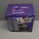 12FT Halloween Inflatables Giant Ghost with Wings Outdoor Decorations Colorful Flashing and Flame Lighting Blow Up Yard for Halloween Outdoor Yard Decorations, Garden, Lawn, Indoor