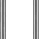 8" Round Shower Door Handle, Back to Back Shower Doors Handle, Compatible with 1/4" to 1/2" Glass Thick, Stainless Steel 304 Shower Doors Handles Replacement, Brushed Nickel