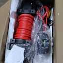 X-BULL Winch-10000 lb. Load Capacity Electric Winch Kit -12V Synthetic Rope Winch,Waterproof IP67 Electric Winch with Hawse Fairlead, with Wireless Handheld Remote and Corded Control Recovery