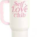 SANDJEST Inspirational Gifts for Women Girls, Inspiration Stainless Steel Insulated Tumbler with Handle, Self Love Clup Coffee Travel Mug Cup, Gift for Birthday Christmas, 40oz