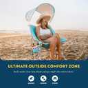 GCI Outdoor Waterside Pod Rocker Outdoor Rocking Chair with Sunshade Canopy