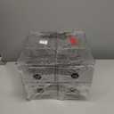 ClearSpace Clear Plastic Storage Bins  Pantry Organizers & Storage Containers, Cabinet Organizer - Home Organization Must Haves for Kitchen, Laundry Room, Office, Closet, Garage & Freezer (4 Pack)