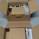 BESTTEN 2 Pack Keyed Same Exterior Door Knobs and Single Cylinder Deadbolts Combo Set, Keyed Alike Entry Door Knobs with Locks and Keys for Entrance and Front Door, Satin Nickel