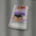 Hanes Womens High-waisted Panties, 6-pack, Moisture-wicking Cotton (Colors May Vary) Briefs-underwear, White, Size 7 US