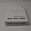 Ionic Foot Bath Detox Machine,Foot Detox Foot Bath Soak Tub with 2 Arrays,80 Disposable Liners,Detox Sea Salt,Folding Foot Spa Bucket,Home Salon-Level Foot Soaking Tub2 (Off White)