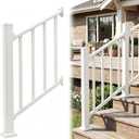 2FT White Deck Railing Kit for Deck, Porch, Patio & Balcony