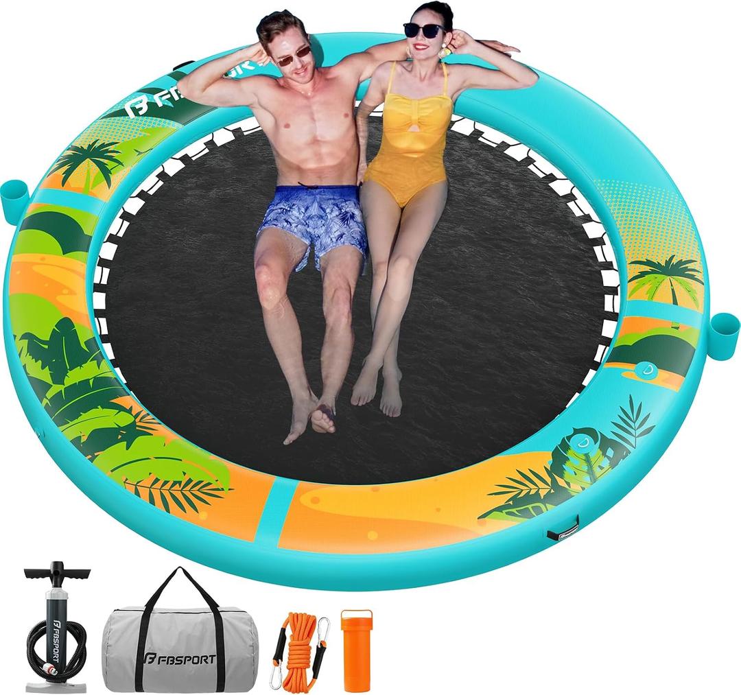 ClickFBSPORT Inflatable Water Hammock Round Floating Ring for Adults