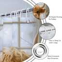 Highland Cow Shower Curtain Funny Bull in Bathtub Bubbles Western Rustic Farmhouse Cattle Cute Calf Wooden Board Watercolor Animal Bathroom Decor Polyester Curtains with Hooks,70Wx70L