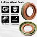 Rear Axle Shaft Bearing Seal Kit & Driver Passenger Kit for Ford F150 F250 Truck with 9.75 Inch Ring Gear Pair 2 Bearings & 2 Seals