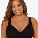 Fit For Me By Fruit of the Loom Women's Plus Size Cotton Unlined Underwire Bra-Pinch-Free Straps - Side and Back Smoothing, 44 C