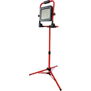 Red Rock 6000-3000 Lumen Led Portable Battery Operated Worklight, Compatible with Milwaukee & Craftsman, 38 Tool-Free Tripod Stand, 2 Battery Adapters, Garage, Workshop, Job Site, Construction Site.