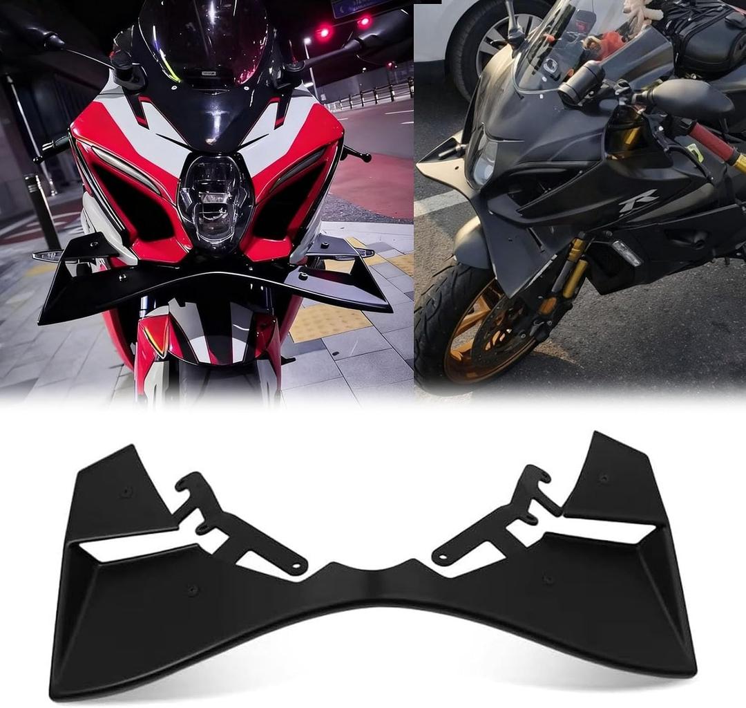 MOEXEXEX for GSX-R1000R 2021 2020-2017 GSX-R1000 2026 2025 2024 2023 2022-2017 Accessories Motorcycle Front Spoiler Kit Winglet Kit Fairing Downforce Naked Front Spoiler Wingtip Aerodynamic Wing
