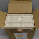 Inbagi 12 Pcs Small Velvet Jewelry Tray Stackable Jewelry Organizer Drawers Insert Divided Storage Display Trays for Earring Ring Brooch Watch Necklace Bracelet 8.3 x 5 x 1 Inches