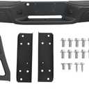labwork Black Steel Rear Step Bumper Assembly Replacement for 1997-2004 Dakota Pickup CH1103104 with Mounting Bracket (Does Not Apply)
