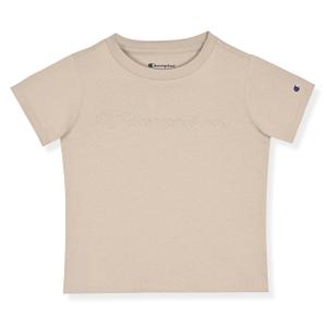Champion Boys Mesh T-Shirt Short Sleeve Crew Neck Cotton Pinhole Tee Shirts for Kids Beige (M)