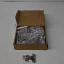 20 Pack Soft Close Cabinet Door Hinges for 1/2" Partial Overlay Cupboard, 100 Degree Opening Angel, Stainless Concealed Kitchen Cabinet Hinges with Mounting Screws and Manual