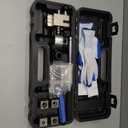 Brake Line Flaring Tool Kit 45 Degree Single Bubble Double Flare Tool Set Compatible with 3/16", 1/4", 5/16", and 3/8" Tubes