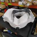 Drive Medical 2-in-1 Raised Toilet Seat with Removable Padded Arms