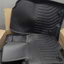 KELCSEECS Floor Mats Custom for 2016-2023 Mazda CX-9 (Only Fit 7 Passenger) Waterproof Car Mats All Weather Mats Guard Automotive Floor Liners Front& Rear& 3rd Row Mazda CX9 Accessories Black