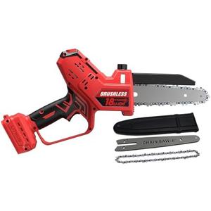 Amazon.com : Mini Chainsaw for Milwaukee M18 Battery, Auto-Oiler, 8-Inch and 6-Inch 2-IN-1 Brushless Cordless Pruning Chainsaw, Battery Powered Mini Chainsaw for Wood Cutting, Tree Trimming (only tool) : Patio, Lawn & Garden