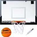 Franklin Sports Mini Basketball Hoops-Indoor Over The Door Mini Hoop+Basketball Sets-Perfect Accessory for Bedroom+Office (25" x 17" (Pack of 1))