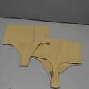 AliyaFeng Thong Shapewear for Women Tummy Control Butt Lifter Thongs Underwear Seamless Body Shaper Panty, XL, 2 Packs