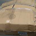 Waterproof Orthopedic Dog Bed for Large Medium Sized Dogs 35x22 Inch - Egg Crate Foam Pet Crate Bed with Removable Washable Cover, Plush Top Anti-Slip Bed Mat, Navy