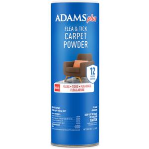 ADAMS Plus Carpet Powder, Kills Fleas and Ticks On Contact, Kills All Stages of the Flea Life Cycle, 30 Day Protection, Freshens and Deodorizes, Treats Up to 400 Sq Ft, 1LB