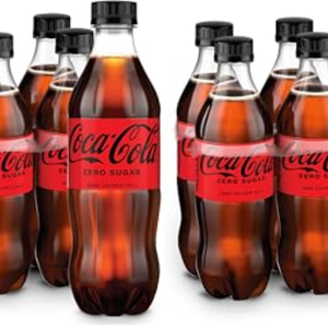 Coke Zero Sugar Diet Soda Soft Drink, 16.9 fl oz, 24 Pack, Best By September 15,2025