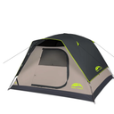 Happy Travel Camping Tent, 4 Person Dome Tents for Camping with Rainfly, Waterproof Clip Easy Setup Portable Family Tent with Mesh Windows, 20% More Headroom Backpacking Tents for Camping & Hiking