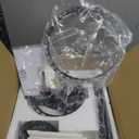 Modern 12.8 Black Crystal Chandelier Ceiling Light Fixtures for Dining Room Luxury Glam 4-Light Crystal Chandeliers Lighting for Bedroom Entryway Hallway Living Room Kitchen Island Foyer