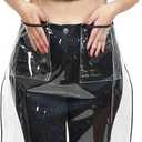 Waterproof Apron With Pockets For Women And Men. Chef, Server, Hairstylist, Dishwasher in Transparent/Clear/Black/White