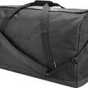 XXL Extra Large Duffle Bag,Water Resistant Sport Gym Overnight Weekender Bag,Big Capacity Travel Duffel Holdall Bag (Black, Extra Large)