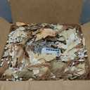 Neutral Fall Garland for Mantle - 9 Ft Fireplace Decor Farmhouse Autumn Leaf Garlands with Lights Decorations for Home Stair Table Decorations Full Realistic Leaves Thanksgiving Halloween Boho Decor