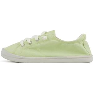 Soda Flat Women Shoes Linen Canvas Slip On Sneakers Lace Up Style Loafers Zig-S, Size 8