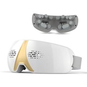 A9life Eye Massager with Heat & Vibration, Birthday Gifts for Mom Dad Friend Women Men, Heated Eye Massager for Migraines with Acupressure, Vision Window, Smart Eye Care Reduce Eye Strain