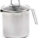 Norpro KRONA 12 Cup Multi Pot with Straining Lid, Stainless Steel