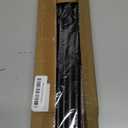 Curtain Rods for windows 28-78 inch, 5/8 inch Decorative Matte Black Splicing Heavy Duty Metal Curtain Rod Set with Brackets