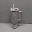 STANLEY Quencher H2.0 Tumbler with Handle and Straw 40 oz | Flowstate 3-Position Lid | Cup Holder Compatible for Travel | Insulated Stainless Steel Cup | BPA-Free | Ash