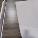 DWANTON Dog Crate Furniture with Cushion, Wooden Kennel Table with Double Doors, Indoor Dog House, Extra Large Size, 43.3" L, Greige