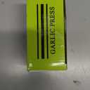 Vantic Garlic Press Rocker - Stainless Steel Garlic Crusher, Mincer and Chopper with Peeler & Scraper, Easy Kitchen Gadget for Effortless Smashing (Green)