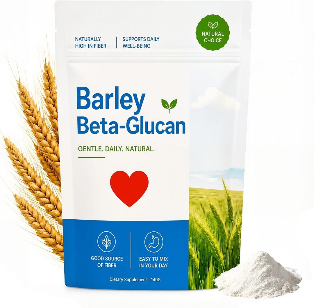 2 x LUNA Miracle Barley Beta Glucan Powder, Daily Soluble Fiber Supplement (EXP 07/10/28)