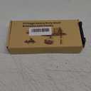 Metal Wall Shelf Brackets 8 Inch with Hooks Heavy Duty Brackets for Floating Shelves, Cast Iron Shelf Bracket Black 2 Pack