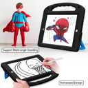 Kids Case for iPad 9th/8th/7th Generation (iPad 10.2 inch 2021/2020/2019), Shockproof Case with Screen Protector (Black)