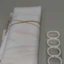 Gibelle Extra Long Shower Curtain 72 x 84, Watercolor Floral Fabric Shower Curtain, Brown Beige Flower Decorative Bathroom Shower Curtain Set