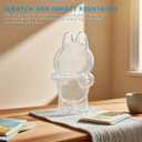 2 x Clear Acrylic Protective Case for 17cm Doll - Protective Display Cover for Blind Box Figures, Dust-Resistant Doll Storage Box, No Doll Included (Standing)