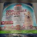 Simple Solution Dog Diapers Female, Dog Diapers, Potty Training, Super Absorbent, Breathable, Wetness Indicator for Urination, 22-37 Inch Waist, (XXL, 30ct)