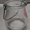 Cabilock Candle Stands with Handles 4 Inch Glass Candle Holders for Indoor Outdoor Decor Tea Light Holders Hydroponic Planters Multipurpose Ornaments for Party Wedding Home (16PCS)