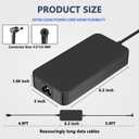 120W for Asus Laptop Charger Replacement 19V 6.32A Compatible with Asus Zenbook Flip 15 Q528 Q528E Q528EH Q537 Q537F Q537FD Q538 Q538E Q538EI UX550G UX550VE UX550VD Power Adapter Cord-4.5x3.0MM