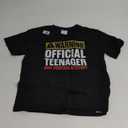13 Birthday Official Teenager Boy 13yr Math 13th Birthday T-Shirt (Small, Black)